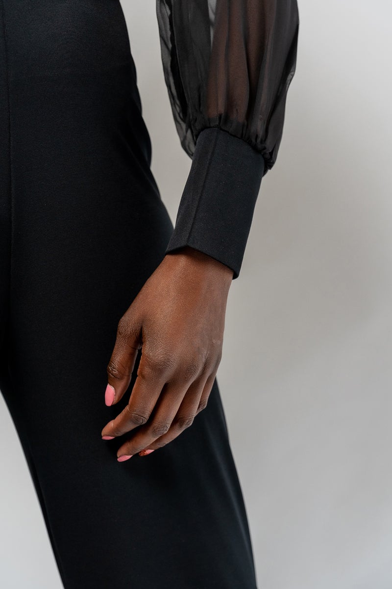 Bonbon Black Jumpsuit - Tom Voyager SA