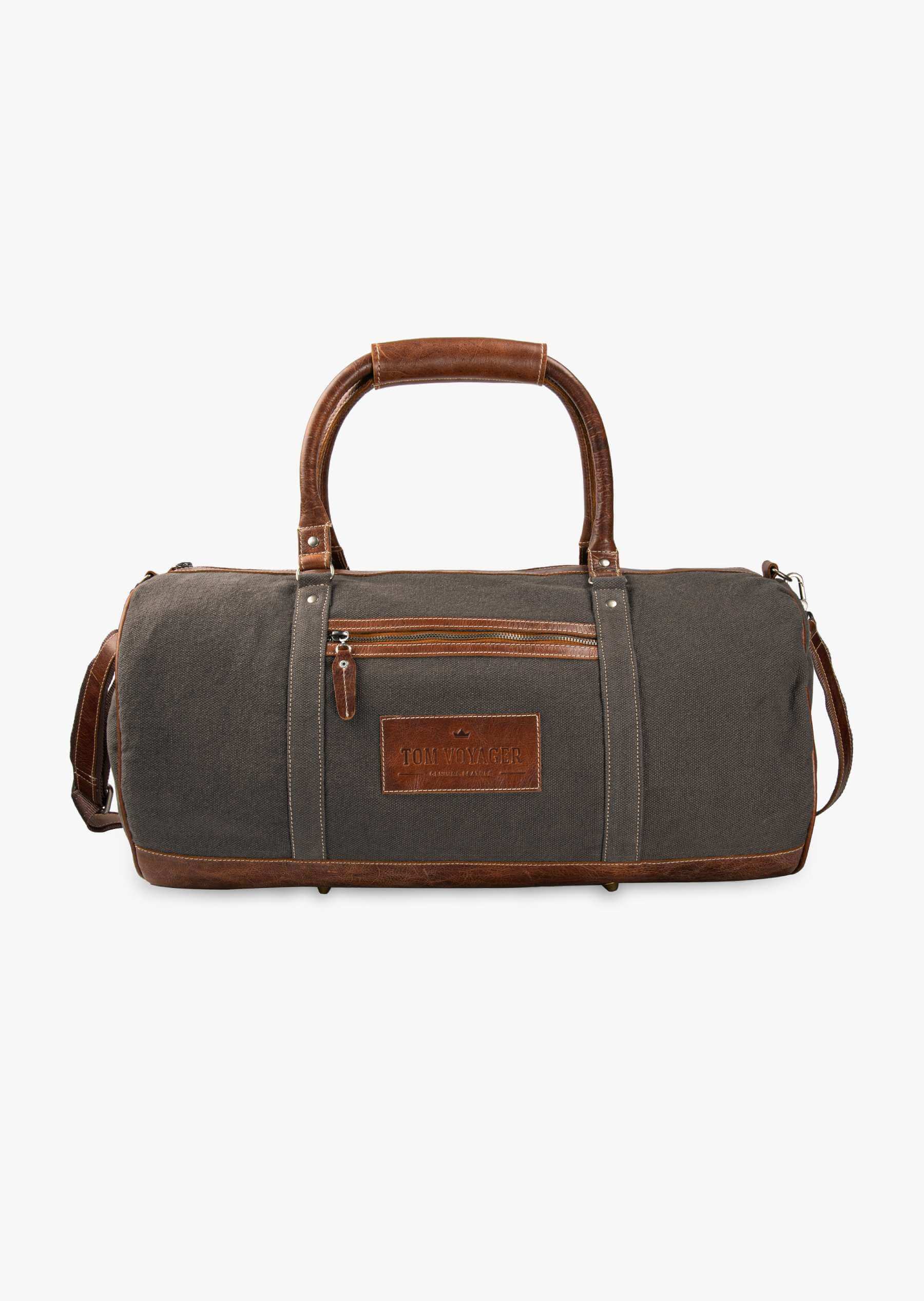 Chapman Canvas Duffel Bag Grey - Tom Voyager SA