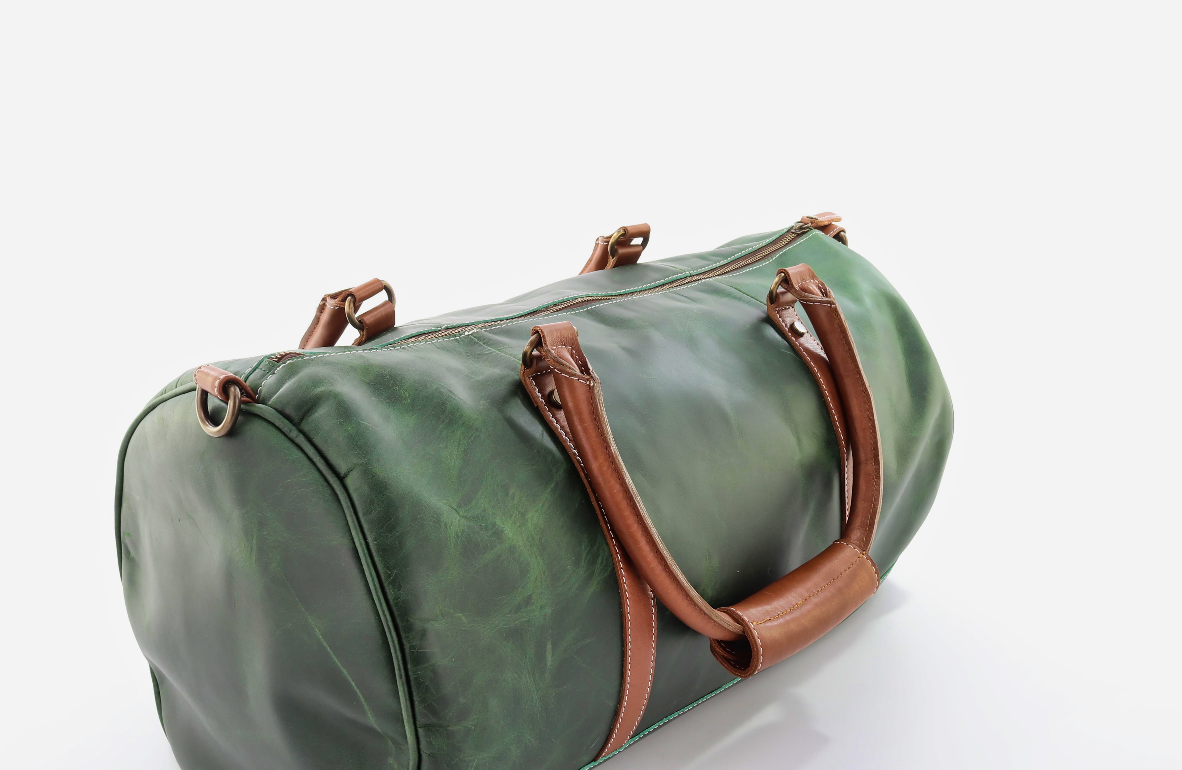 Emerald Green Duffel Bag