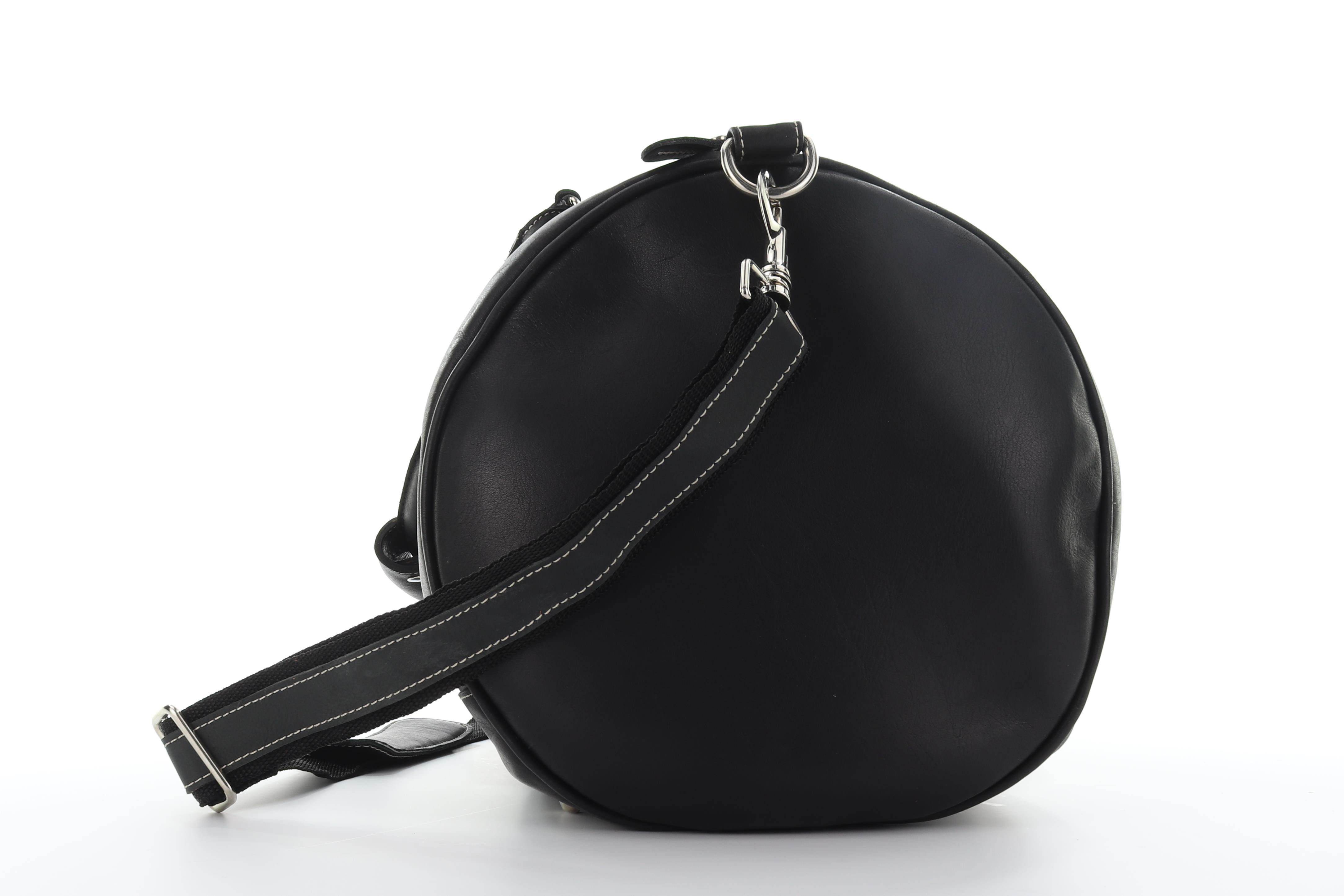 Chapman Leather Travel Bag - Black