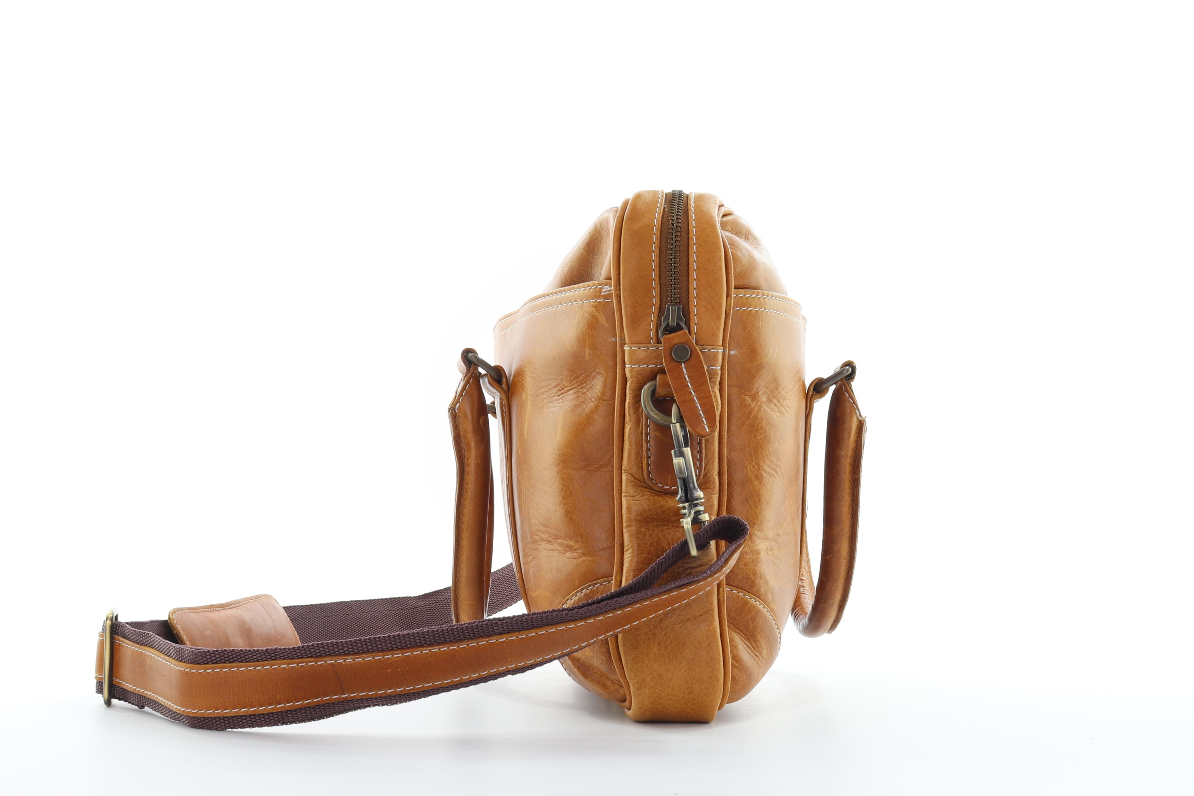 Hayden Leather Bag - Light Brown