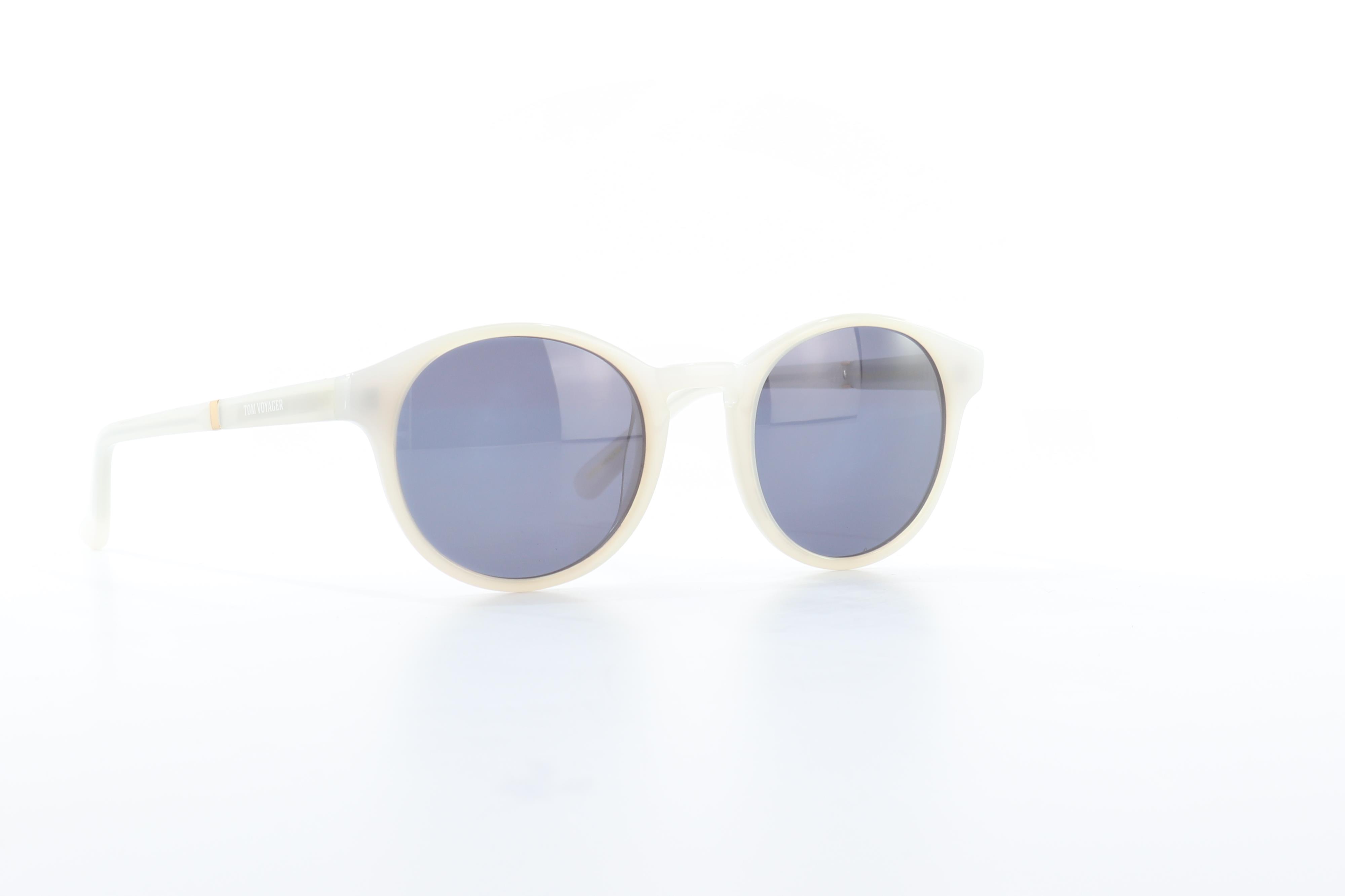 Lunettes de soleil Tom Voyager blanc givré