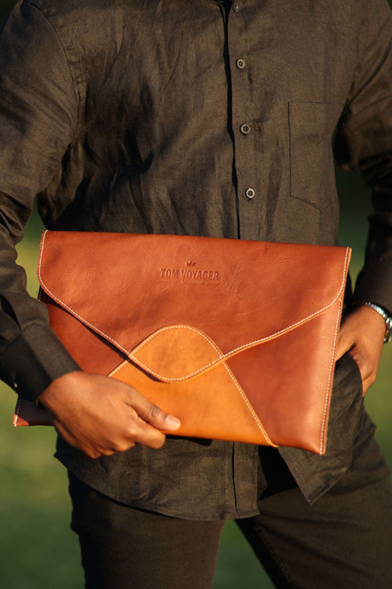 Tom Voyager Brown Laptop Sleeve - Tom Voyager SA